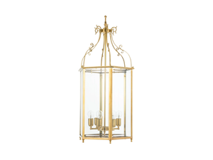 TIMELESS EDEN 315 - Glass and brass pendant lamp - Ceiling lamp by Il Bronzetto