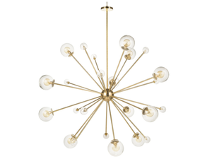 TIMELESS SPUTNIC 01 - Brass chandelier - Ceiling lamp by Il Bronzetto
