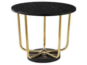TIMELESS STAR 02 - Round marble table - Table by Il Bronzetto