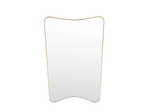 TIMELESS URBAN 52 - Framed brass mirror - Accessories by Il Bronzetto