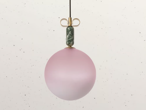 BON TON MARBLE N16 - Marble and glass pendant lamp - Ceiling lamp by Il Fanale