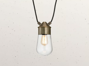 DROP MINI 270.42 - LED brass pendant lamp - Ceiling lamp by Il Fanale