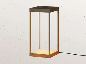 LANTERNE SLIM 267.22 - LED brass floor lamp - Floor lamp by Il Fanale