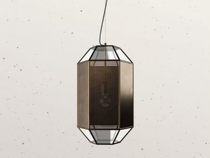 MASSIRA - Brass pendant lamp - Ceiling lamp by Il Fanale