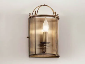 RILEGATO 503.00.80 - Brass and glass wall light - Wall lamp by Il Fanale