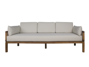 DUAL - 3 seater fabric garden sofa - Sofa by Il Giardino di Legno