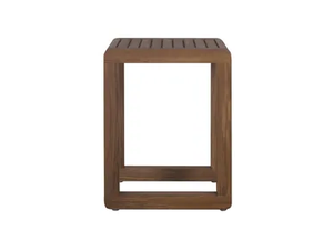 DUAL - Square teak coffee table - Side table by Il Giardino di Legno
