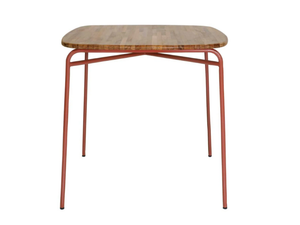FAMIGLIA - Aluminium and wood table - Table by Il Giardino di Legno