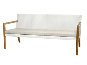FIJI - 3 seater synthetic fibre garden sofa - Sofa by Il Giardino di Legno