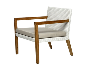 FIJI - Garden easy chair with armrests - Armchair by Il Giardino di Legno