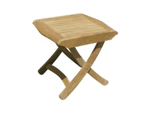 KAKI - Teak garden pouf / garden side table - Side table by Il Giardino di Legno