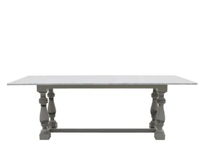 MOZAIC - Rectangular marble dining table - Table by Il Giardino di Legno
