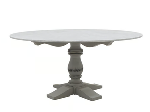 MOZAIC - Round marble dining table - Table by Il Giardino di Legno