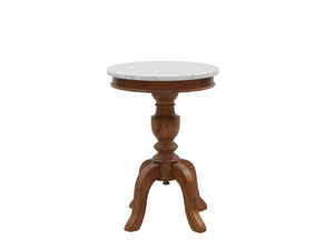 MOZAIC - WALNUT - Round side table - Side table by Il Giardino di Legno