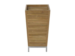OBELISK - High teak planter - Accessories by Il Giardino di Legno