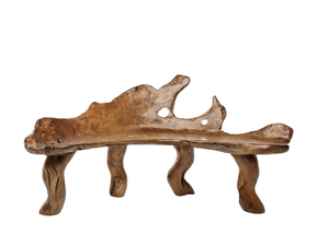 RADICE - Teak garden bench - Bench by Il Giardino di Legno