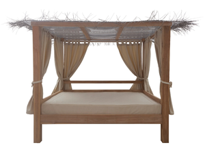 RATIO - Canopy teak garden bed - Bed frame by Il Giardino di Legno
