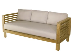 SAINT TROPEZ - 3 seater wooden garden sofa - Sofa by Il Giardino di Legno