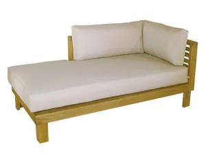 SAINT TROPEZ - Upholstered fabric Garden daybed - Sofa by Il Giardino di Legno