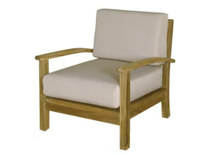 SAVANA - Wooden garden armchair with armrests - Armchair by Il Giardino di Legno