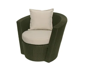 SENTOSA - Synthetic fibre garden armchair with armrests - Armchair by Il Giardino di Legno