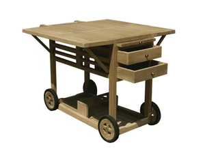 TELEMACO - Wooden food trolley - Table by Il Giardino di Legno