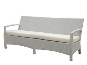 TONGA - 3 seater synthetic fibre garden sofa - Sofa by Il Giardino di Legno