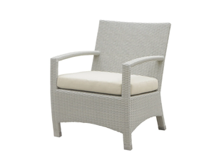 TONGA - Synthetic fibre garden armchair with armrests - Armchair by Il Giardino di Legno