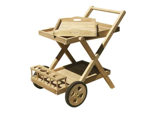 TROLLEY - Wooden food trolley - Table by Il Giardino di Legno