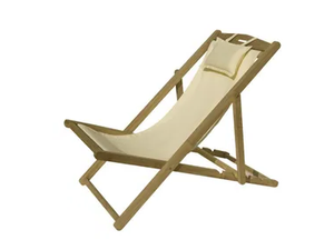 VENEZIA - Folding teak deck chair - Chair by Il Giardino di Legno