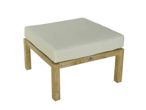 VENEZIA - Square wooden garden pouf - Pouf by Il Giardino di Legno