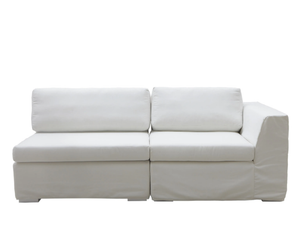 ZEFIRO - Sectional modular fabric garden sofa - Sofa by Il Giardino di Legno