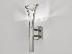 ELEMENTS OF LOVE W1 - LED - Metal wall lamp with crystals - Wall lamp by ILFARI