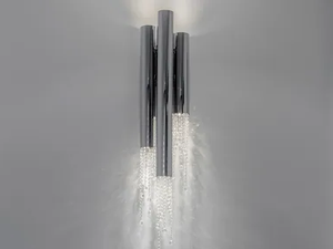 SEXY CRYSTALS W3+3 - Metal wall lamp with crystals - Wall lamp by ILFARI