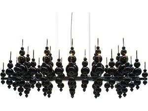 TEARS FROM MOON H34+4 - Glass pendant lamp - Ceiling lamp by ILFARI