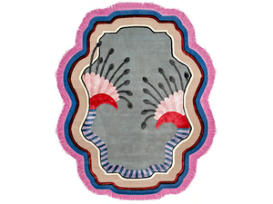 FLORALIA YARD VOL. II VERS. A - Patterned rug in Himalayan wool and silk - Rug by Illulian