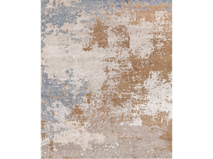 RAW VERS. A - Rectangular rug in Himalayan wool and silk - Rug by Illulian
