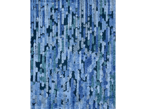 STRIPE VER.A - Patterned rectangular wool and silk rug - Rug by Illulian