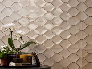 GENUS B - Double-fired ceramic 3D Wall Cladding - Paneling by Imola