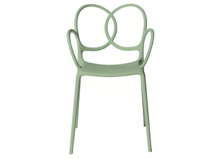 DRIADE - SISSI GREEN - Polypropylene garden chair with armrests - Chair by In Stock