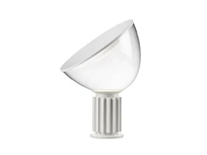 FLOS - TACCIA GLASS WHITE - LED glass and aluminium table lamp - Table lamp by In Stock