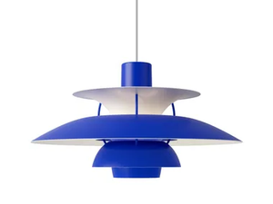 LOUIS POULSEN - PH 5 MONOCHROME BLUE - Pendant lamp - Ceiling lamp by In Stock