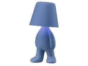QEEBOO - SWEET BROTHERS_TOM LIGHT BLUE - Rechargeable cordless LED polycarbonate table lamp - Table lamp by In Stock