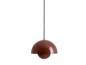 &TRADITION - FLOWERPOT VP1 RED BROWN - Metal pendant lamp - Ceiling lamp by In Stock