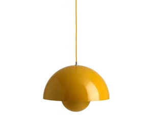 &TRADITION - FLOWERPOT VP7 MUSTARD - Metal pendant lamp - Ceiling lamp by In Stock
