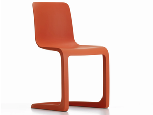 VITRA - EVO-C RED - Cantilever polypropylene chair - Chair by In Stock
