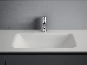 D1 - Corian® washbasin with integrated countertop - Washbasin by INBANI