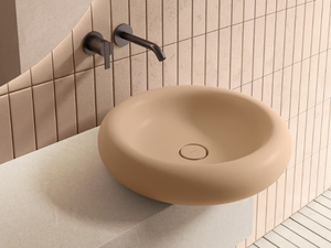 EASE - Round Solid Surface washbasin - Washbasin by INBANI
