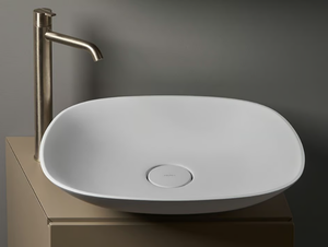 FORMA - Countertop rectangular Solid Surface washbasin - Washbasin by INBANI