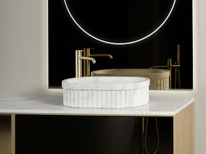 HERITAGE - Countertop Carrara marble washbasin - Washbasin by INBANI